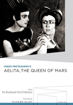 Flicker Alley blu-ray DVD silent film buy watch stream Aelita, the Queen of Mars Manufactured-On-Demand MOD DVD