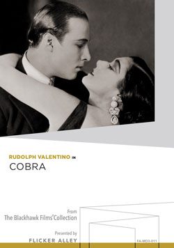 Flicker Alley blu-ray DVD silent film buy watch stream Rudolph Valentino in Cobra Manufactured-On-Demand MOD DVD