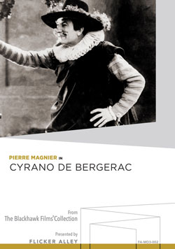 Flicker Alley blu-ray DVD silent film buy watch stream Cyrano de Bergerac (1925) Manufactured-On-Demand MOD DVD