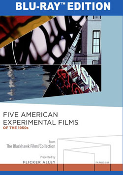 Flicker Alley blu-ray DVD silent film buy watch stream Five American Experimental Films of the 1950s Manufactured-On-Demand MOD Blu-ray