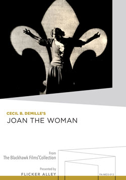Cecil B. DeMille's Joan the Woman Manufactured-On-Demand MOD DVD Flicker Alley blu-ray DVD silent film buy watch stream