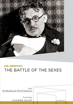Flicker Alley blu-ray DVD silent film buy watch stream D.W. Griffith's The Battle of the Sexes Manufactured-On-Demand MOD DVD