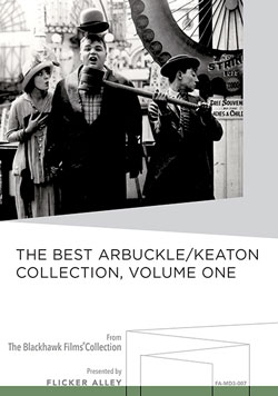 Flicker Alley blu-ray DVD silent film buy watch stream The Best Arbuckle/Keaton Collection, Volume One Manufactured-On-Demand MOD DVD