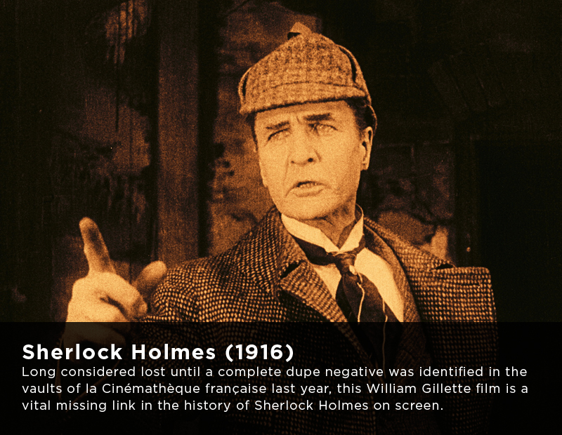 Flicker Alley Silent Film Blu-ray DVD Stream buy MOD Sherlock Holmes William Gilette