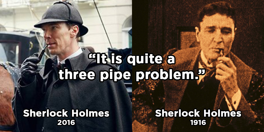 How Benedict Cumberbatch has the Original Sherlock Holmes to Blame for this Bad Habit