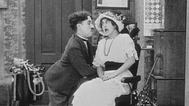 Laughing Gas is one of the early Charlie Chaplin shorts.