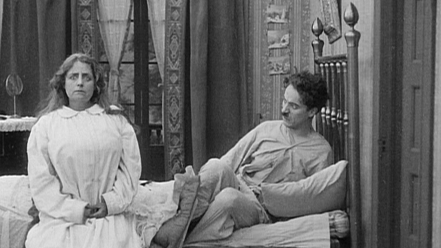 Caught in the Rain is one of the early Keystone Charlie Chaplin shorts.